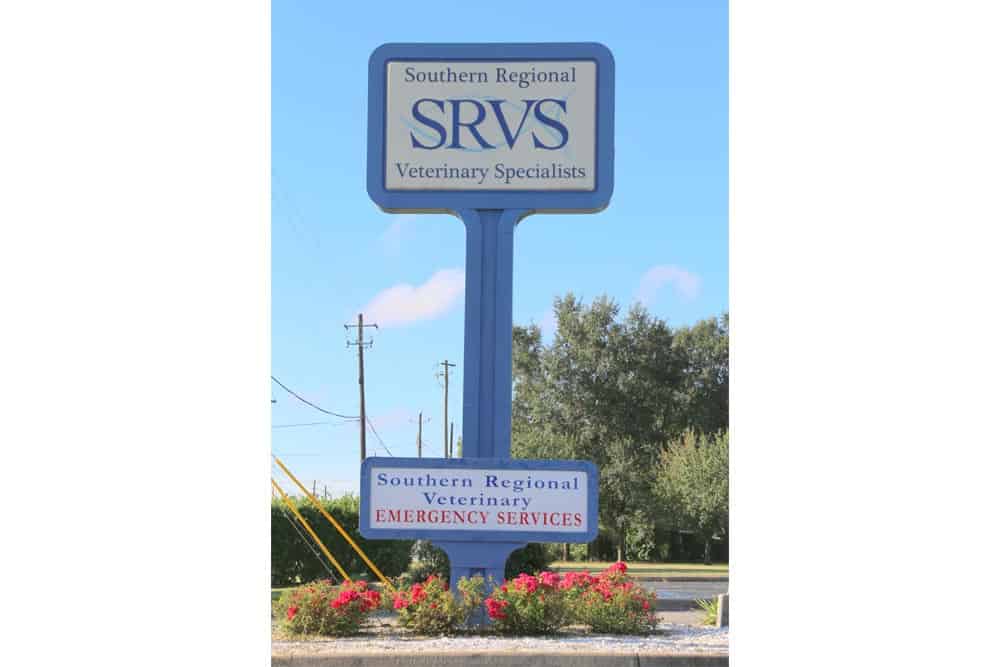 SRVS emergency vet sign